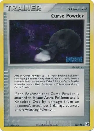 EX Unseen Forces Curse Powder #80/115 reverse holo